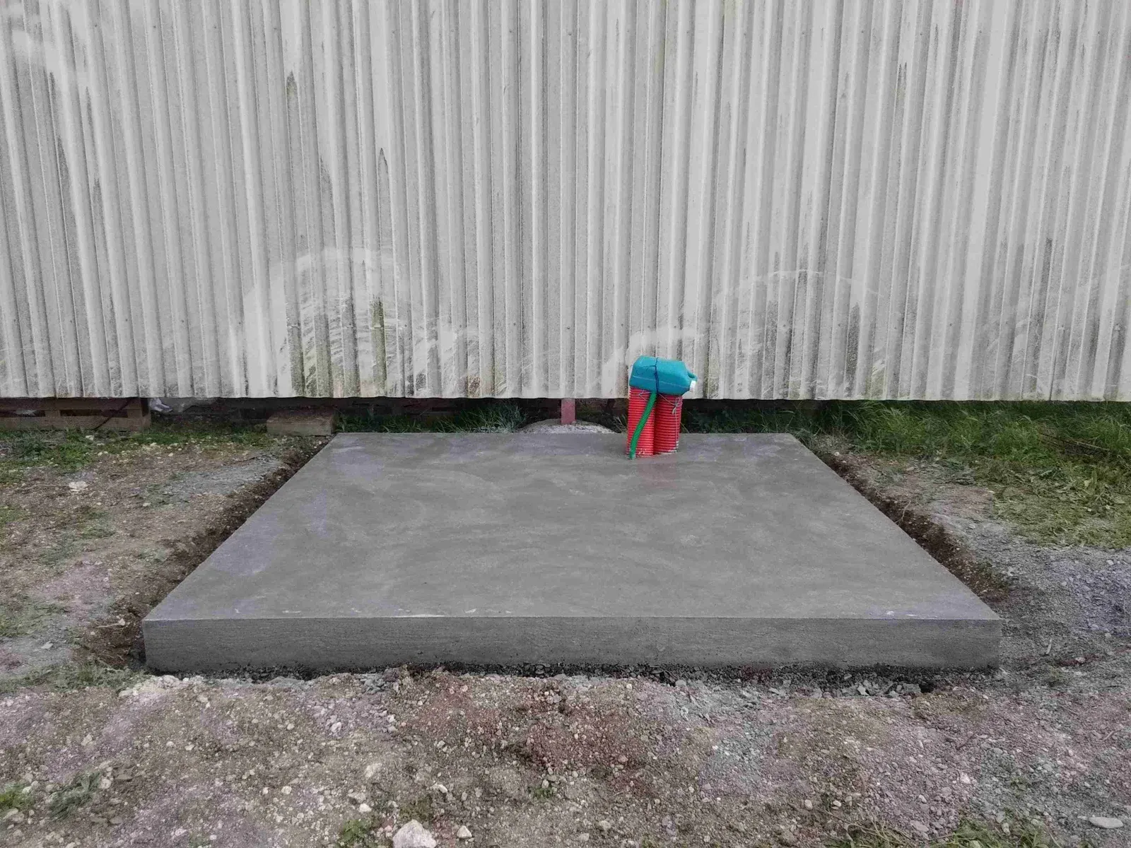 Dalle en béton réalisée par Guillaume Ventelon