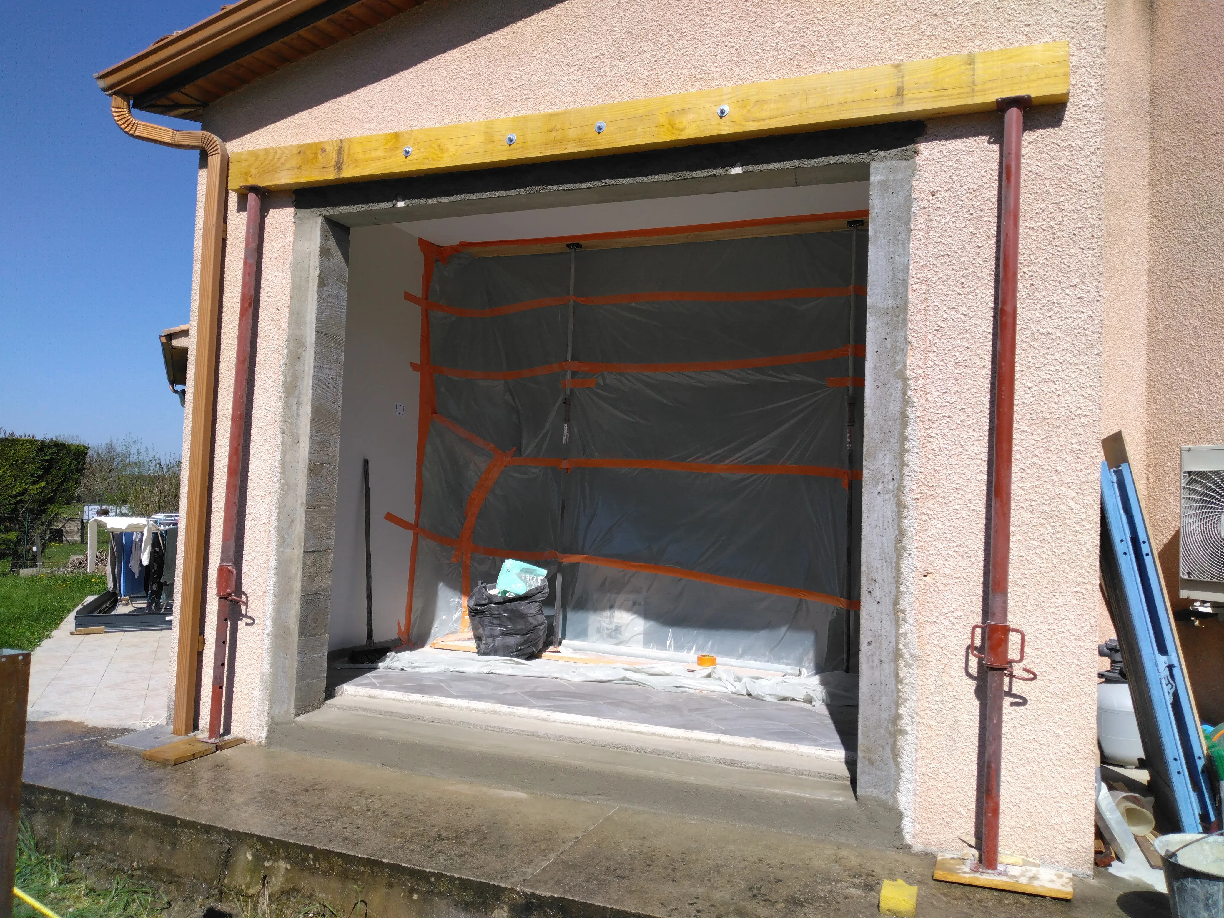 Modification d’une ouverture sur une maison